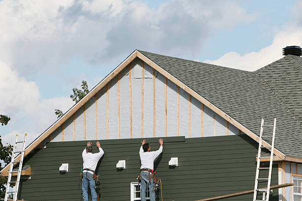 Professional Siding technician working in Loganton, PA
